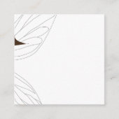 Weiße Fee in Märchen, Brautparty, Blumen Begleitkarte (Vorderseite)