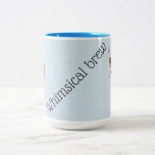 Weiße Feen brauen Zweifarbige Tasse (Mittel)