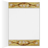 WEISSE FENSTER, braun-gelb (Innen (Rechts))