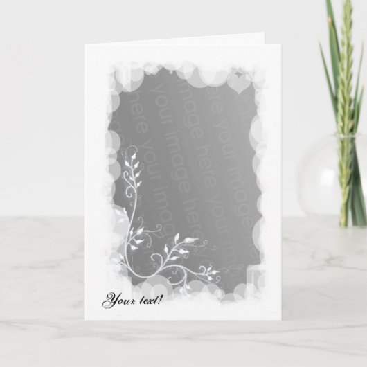 Weiße Ferien! Weihnachtskarte Feiertagskarte (Vorderseite)