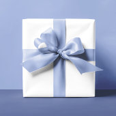 Weiße Festliche Hochzeitsdusche-Geschenk Geschenkpapier
