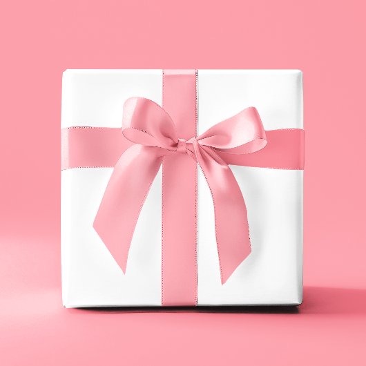 Weiße Festliche Hochzeitsdusche-Geschenk Geschenkpapier