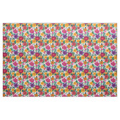 Weiße Fiesta Floral Extravaganza Stoff (Fat Quarter (45,7 x 55,9 cm))