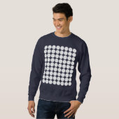 Weiße Flecken Sweatshirt (Vorne ganz)