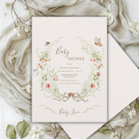 Weiße Flieder Whimsical Vintage-Baby-Party