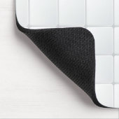 Weiße Fliese Mousepad (Ecke)