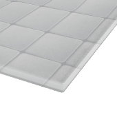 Weiße Fliese Schneidebrett (Ecke)