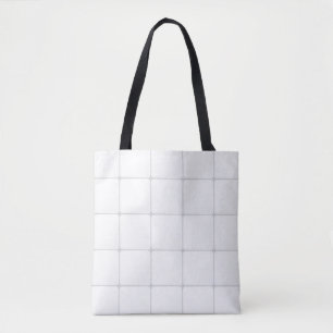 Weiße Fliese Tasche