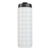 Weiße Fliese Thermosbecher (Vorderseite)