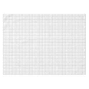Weiße Fliese Tischdecke