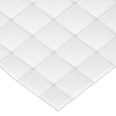 Weiße Fliese Tischdecke (Schrägansicht)