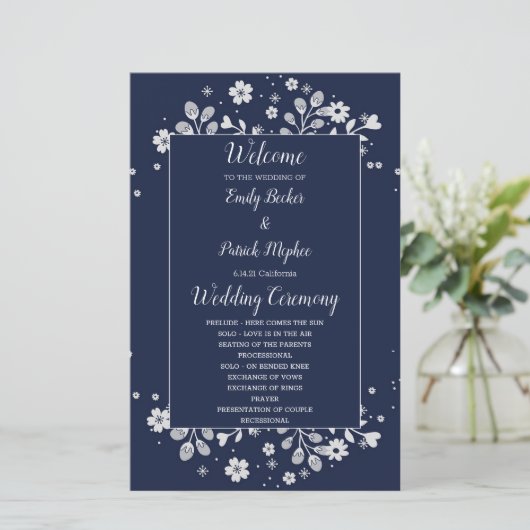 Weiße Flora (Stehend Vorderseite)