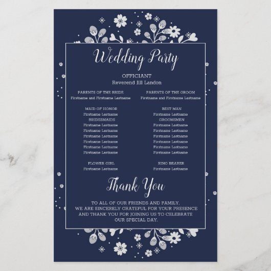 Weiße Flora (Rückseite)