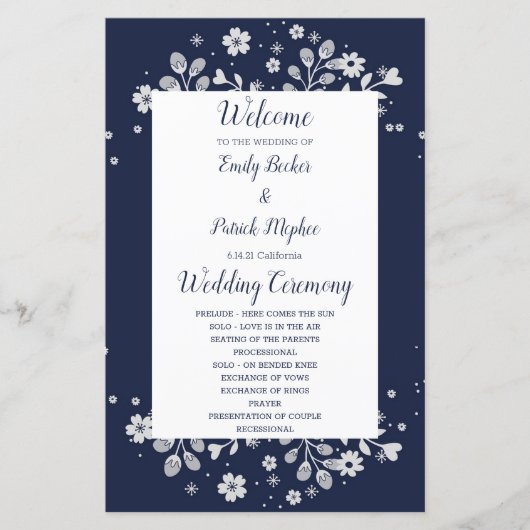 Weiße Flora (Vorderseite)