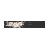 Weiße Flora | Black Invasion Bly Band (Flach)