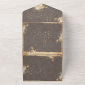 Weiße Flora Botanischer Elegant Rustikal All In One Einladung (Außenbereich)