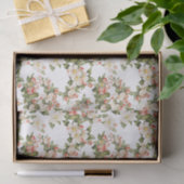 Weiße Flora Elegant Seidenpapier (Geschenk)