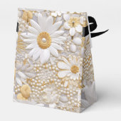 Weiße Flora Geschenkschachtel (Rückseite)