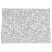 Weiße Flora Große Geschenktüte (Vorderseite)