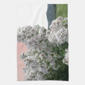 Weiße Flora Küchentücher (Vertikal)