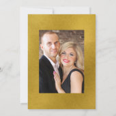 Weiße Flora Rustikales Foto für Hochzeiten im Stal Einladung (Rückseite)