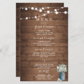 Weiße, florale, rustikale, elegante Lichter Holz H (Vorne/Hinten)