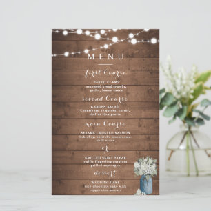 Weiße, florale, rustikale, elegante Lichter Holz H