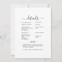 Weiße florale Swash Weiße Hochzeitsdetails