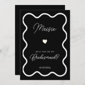 Weiße Flotte wird mein Vorschlag für eine Überbrüc Einladung (Vorne/Hinten)