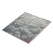 WEIßE FLUFFIGE WOLKEN FLIESE (Seite)