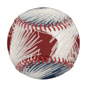 Weiße Flugfedern Baseball (Rückseite)