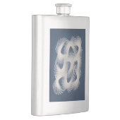 Weiße Flugfedern Flachmann (Rechts)