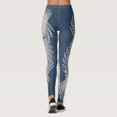 Weiße Flugfedern Leggings (Rückseite)