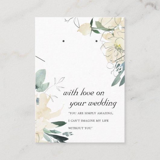 WEISSE FLUSSGESCHWINDIGKEIT MIT SCHALTFLÄCHE PLATZKARTE (Vorderseite)