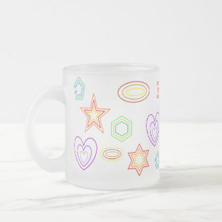 Weiße Formen Tasse