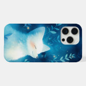 Weiße Fox Tranquillität iPhone Hülle (Rückseite (Horizontal))