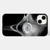 WEISSE FRAKTAL ROSE Case-Mate iPhone HÜLLE (Rückseite (Horizontal))