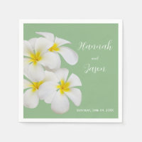Weiße Frangipani-Blume, auf Sendung, Hochzeit