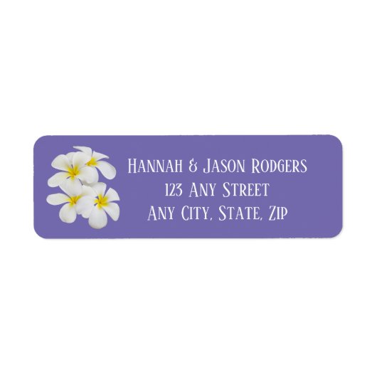 Weiße Frangipani-Blume, Periwinkle, Hochzeit (Vorne)