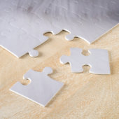 Weiße Frau mit Lila Linsen Puzzle (Seite)