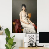 Weiße Frau Poster (Heimbüro)
