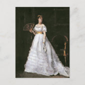 Weiße Frau Postkarte (Vorderseite)