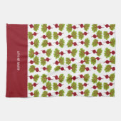 Weiße Fresh Beet Collection Geschirrtuch (Horizontal)
