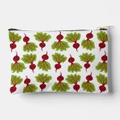 Weiße Fresh Beet Collection Zubehörtasche (Rückseite)