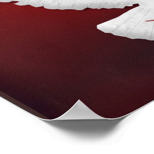 WEISSE FRIEDEN POSTER (Ecke)