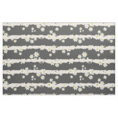Weiße, fröhliche Blume Stoff (Fat Quarter (45,7 x 55,9 cm))