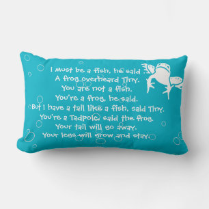 Weiße Frösche auf blauem Stockwerk Zeitbett Nicker Lendenkissen