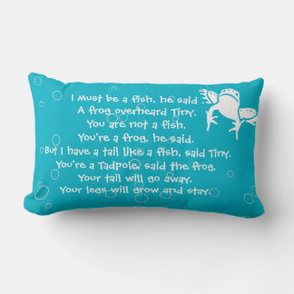 Weiße Frösche auf blauem Stockwerk Zeitbett Nicker Lendenkissen