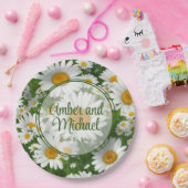 Weiße Frühlingsblütenblütenblüte Pappteller (Party)