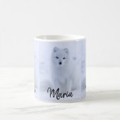Weiße Fuchs Tasse (Mittel)